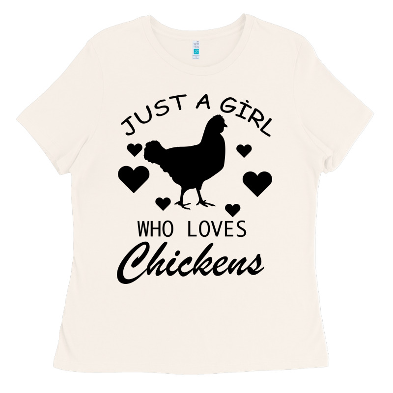 Just A Girl Who Love Chickens Ladies Tee by Bettercallsaul | Teevron