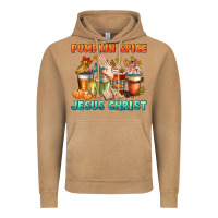 Pumpkin Spice And Jesus Christ Vintage Hoodie | Teevron
