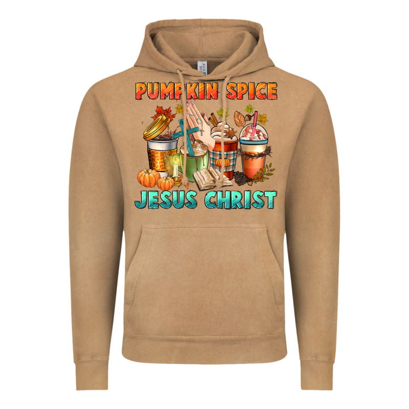 Pumpkin Spice And Jesus Christ Vintage Hoodie by CowGirlArtShop | Teevron