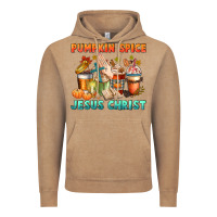 Vintage Coffee pumpkin spice and jesus christ Vintage Hoodie - CowGirlArtShop