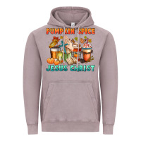 Vintage Zinc pumpkin spice and jesus christ Vintage Hoodie - CowGirlArtShop