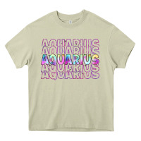 Mossy aquarius Heavy Core Tee - Artiststas