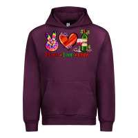 Mauve Wine peace love wine Urban Hoodie - AdoDesignShop