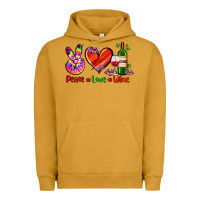 Pigment Peanut Butter peace love wine Urban Hoodie - AdoDesignShop