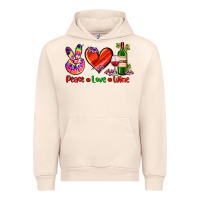 Sandshell peace love wine Urban Hoodie - AdoDesignShop