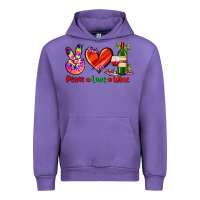 Tulip peace love wine Urban Hoodie - AdoDesignShop