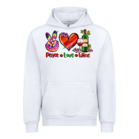 White peace love wine Urban Hoodie - AdoDesignShop
