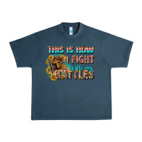 Midnight Navy this is how i fight with my battles Urban Heavy Tee - CowGirlArtShop