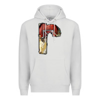 Dove Grey farm life alphabet lowercase letters r Premium Hoodie - BundleAndBundleShop