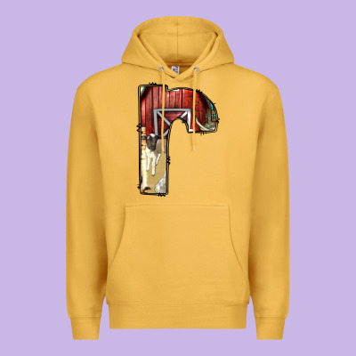 Farm Life Alphabet Lowercase Letters R Premium Hoodie Designed By Bundleandbundleshop
