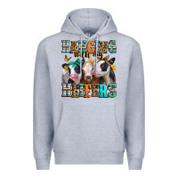 Heather Grey hanging with my heifers Premium Hoodie - Jasminsmagicworld