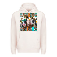 Pale Pink hanging with my heifers Premium Hoodie - Jasminsmagicworld