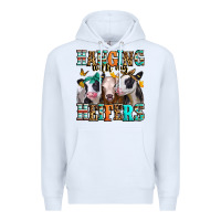 White hanging with my heifers Premium Hoodie - Jasminsmagicworld