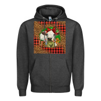 Charcoal Heather cute baby calf christmas Zipper Hoodie - LillyAllenDesigns