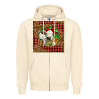 Sandshell cute baby calf christmas Zipper Hoodie - LillyAllenDesigns