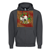 Smoke cute baby calf christmas Zipper Hoodie - LillyAllenDesigns