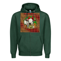 Sports Green cute baby calf christmas Zipper Hoodie - LillyAllenDesigns