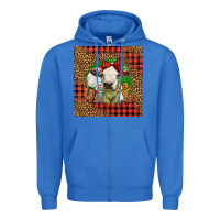 True Royal cute baby calf christmas Zipper Hoodie - LillyAllenDesigns