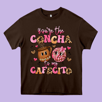 You're The Concha To My Cafecito Heavy Core Tee Designed By Artiststas