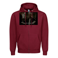 Burgundy Phil Leotardo How About This Humidity Zipper Hoodie - minhPixels