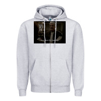 Heather Grey Phil Leotardo How About This Humidity Zipper Hoodie - minhPixels