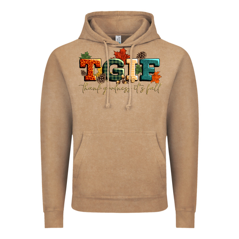 Tgif Thank Goodness Its Fall Vintage Hoodie by CowGirlArtShop | Teevron