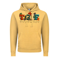 Vintage Mustard tgif thank goodness its fall Vintage Hoodie - CowGirlArtShop