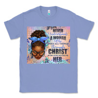 Colony Blue Never Underestimate a Woman Who Does Classic Tee - texasbilliewilder