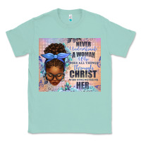 Seafoam Never Underestimate a Woman Who Does Classic Tee - texasbilliewilder
