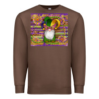 Chestnut mardi gras gnomes mask serape sunflowers Premium Sweatshirt - Artiststas