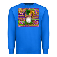 True Royal mardi gras gnomes mask serape sunflowers Premium Sweatshirt - Artiststas