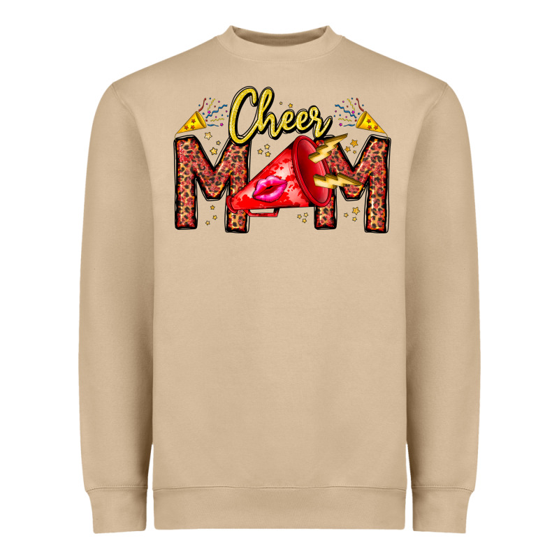 Cheer Mom Heavyweight Sweatshirt by CowhideDigitalArt | Teevron
