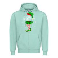 Seafoam matching family group i'm the jovie elf christmas t shirt Zipper Hoodie - minhPixels