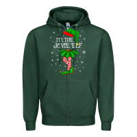 Sports Green matching family group i'm the jovie elf christmas t shirt Zipper Hoodie - minhPixels