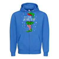 True Royal matching family group i'm the jovie elf christmas t shirt Zipper Hoodie - minhPixels