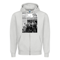 Dove Grey The Sopranos Family Zipper Hoodie - minhPixels