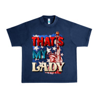 Navy thats my lady 4th of july Urban Heavy Tee - CowGirlArtShop