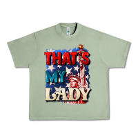 Oil Green thats my lady 4th of july Urban Heavy Tee - CowGirlArtShop