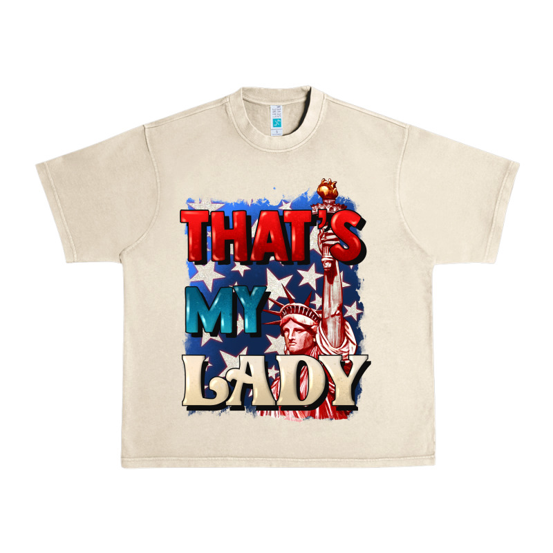 Thats My Lady 4th Of July Urban Heavy Tee by CowGirlArtShop | Teevron