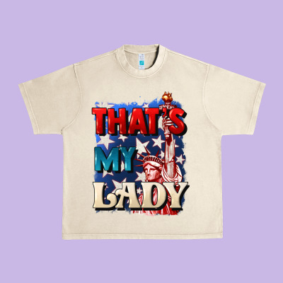 Thats My Lady 4th Of July Urban Heavy Tee Designed By Cowgirlartshop