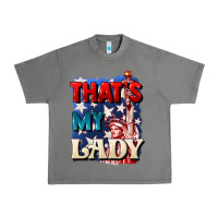 Tornado thats my lady 4th of july Urban Heavy Tee - CowGirlArtShop