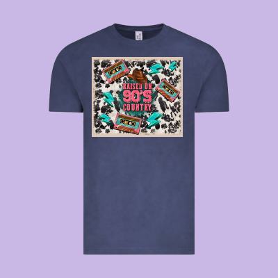 Raised 90's Country Vintage Tee Designed By Tumblerdesignbyshophia