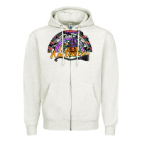 Oatmeal Heather Halloween Zipper Hoodie - SublimationCraftShop