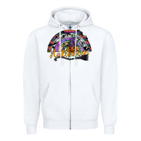 White Halloween Zipper Hoodie - SublimationCraftShop