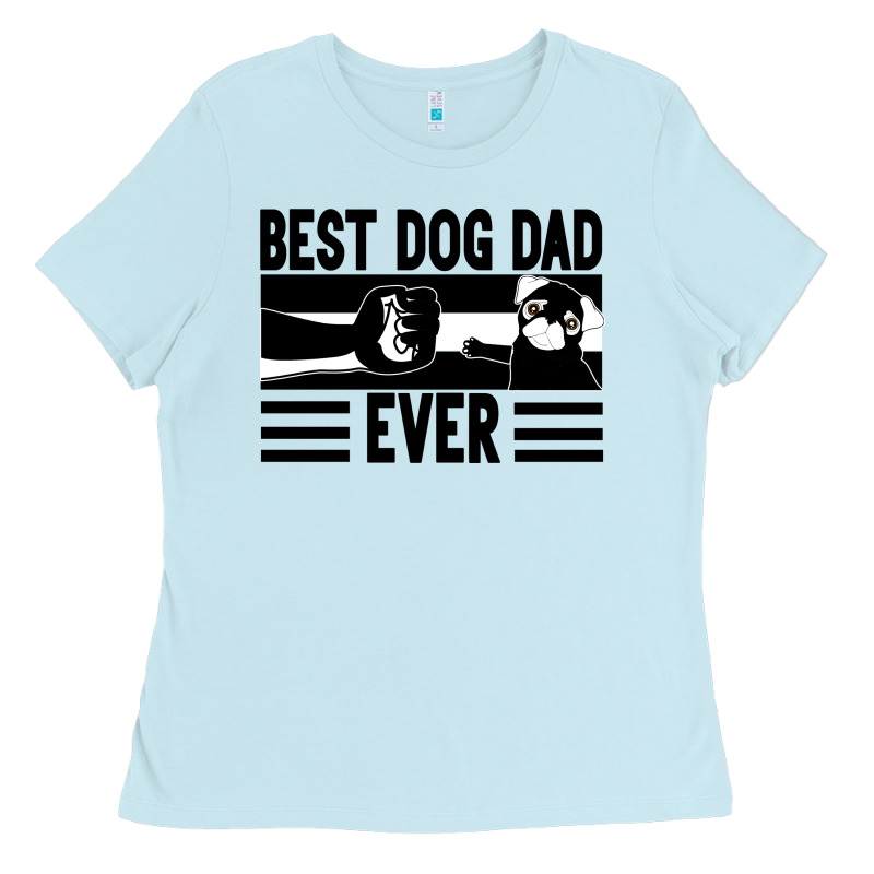 Best Dog Dad Ever Ladies Tee by Bettercallsaul | Teevron
