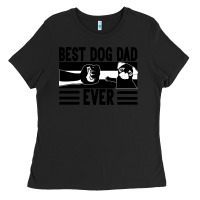Black Best dog dad ever Ladies Tee - Bettercallsaul