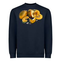 Navy Pumpkin Heavyweight Sweatshirt - LillyAllenDesigns