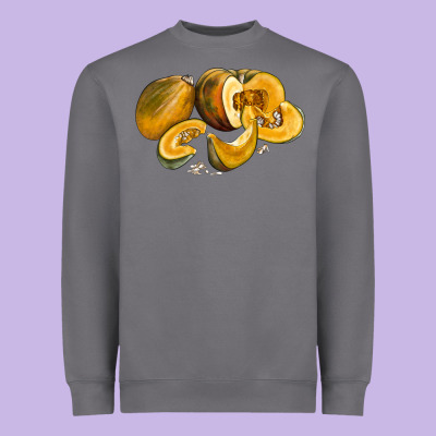 Pumpkin Heavyweight Sweatshirt Designed By Lillyallendesigns