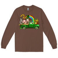 Chestnut St. Patrick's Day farm animals Long Sleeve Tee - CowGirlArtShop