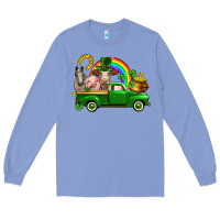 Colony Blue St. Patrick's Day farm animals Long Sleeve Tee - CowGirlArtShop